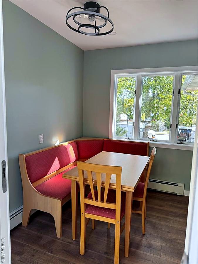 Breakfast nook off the kitchen
