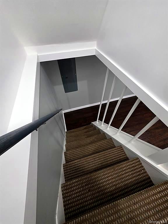 New stairs down to the finished basement