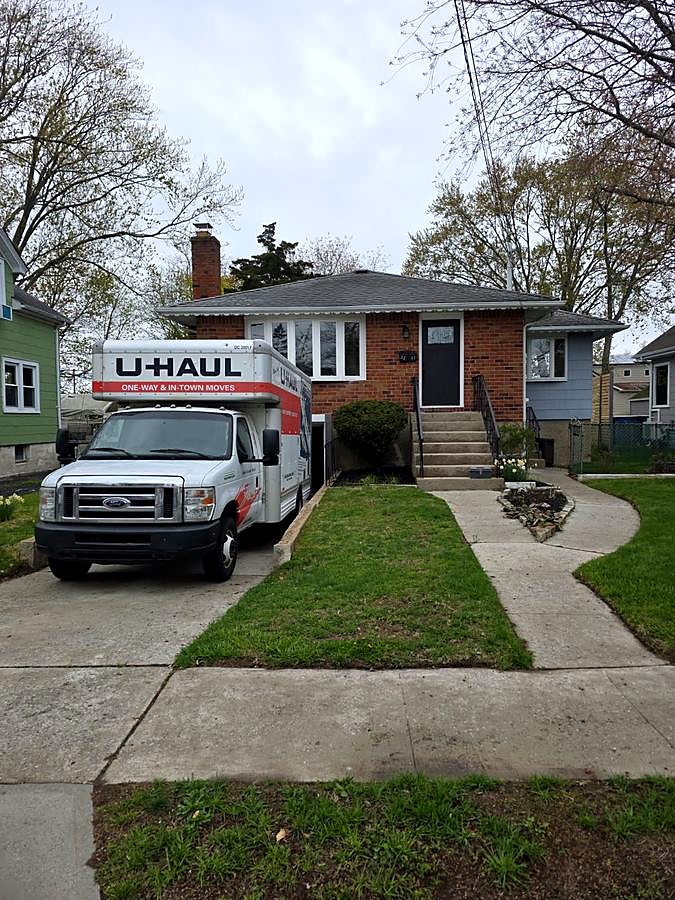 Sold — moving day